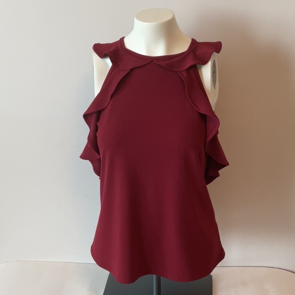 RW&CO Red Ruffled Top - Picture 2 of 10